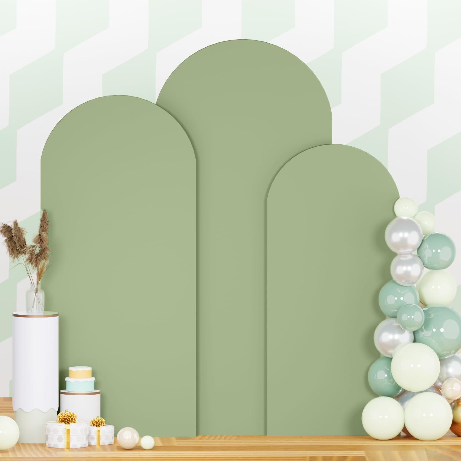 Backdrop Stand Kit - Wedding Arch Cover Set of 3