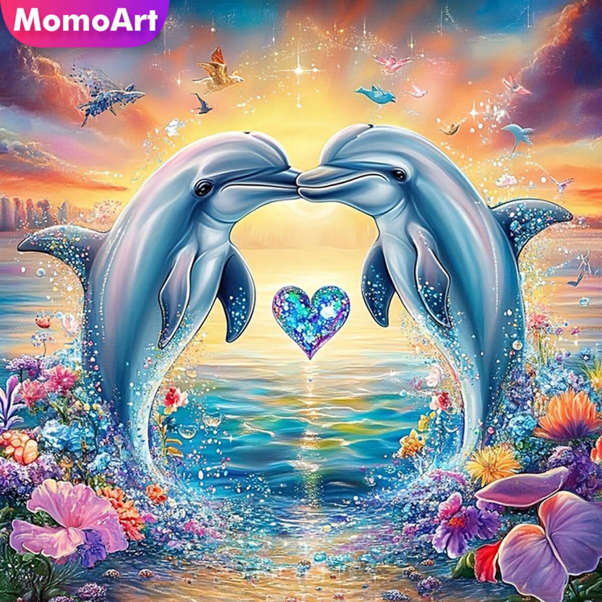 Photography Design - Momoart New Arrival Diamond Painting Dolphin