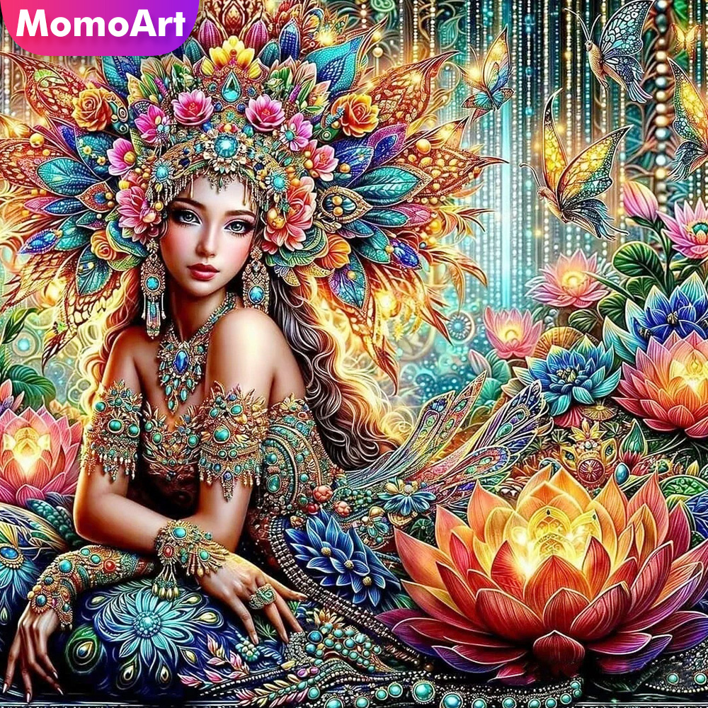 Photography Design - Momoart Diamond Mosaic Woman Rhinestones Pictures