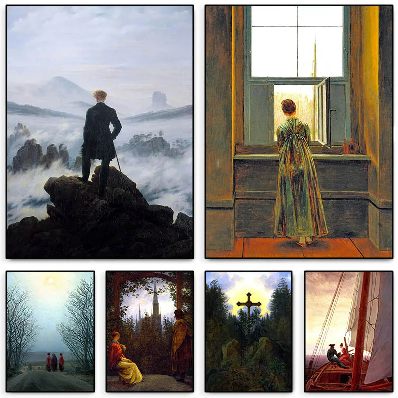 Photography Hobby - Caspar David Friedrich Artwork Posters Classical