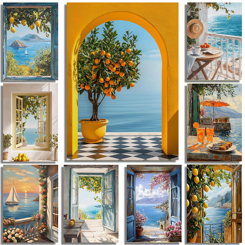 Photography Hobby - Fresh Italian Summer Ocean Landscape Art