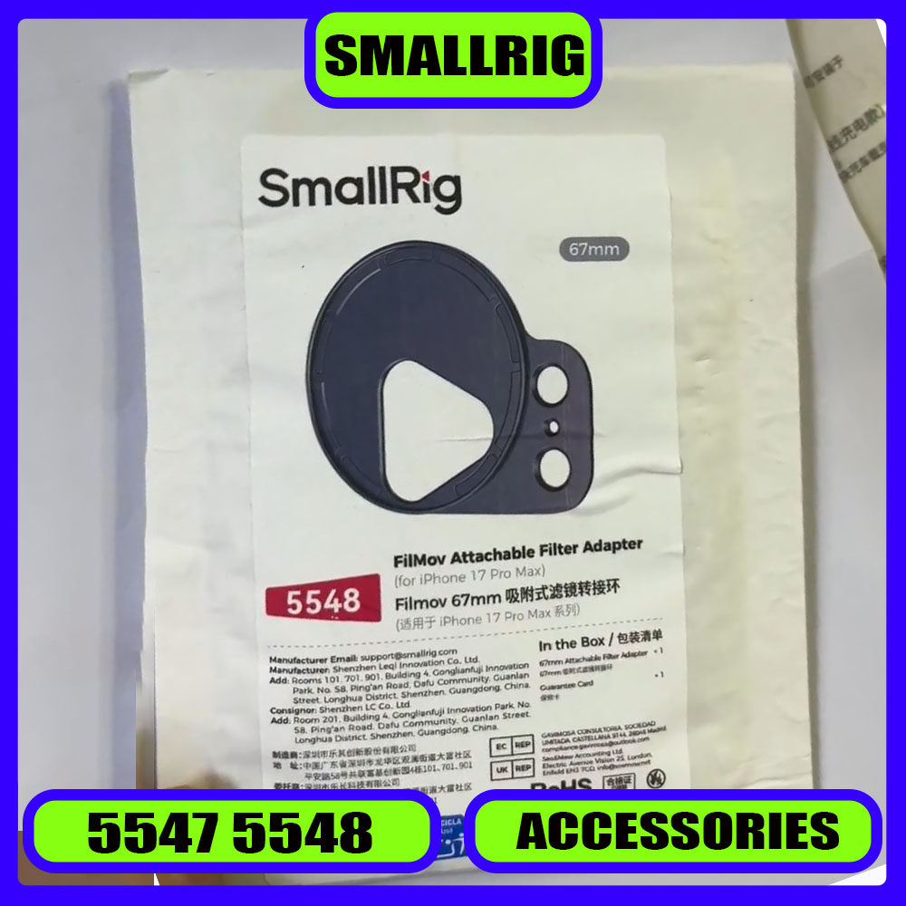 Photography Kit Pro - SmallRig FilMov Attachable 67mm Filter Adapter