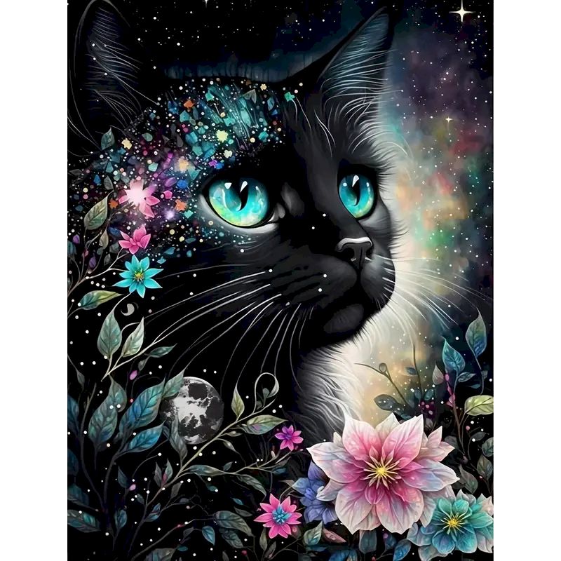Photography Design - RUOPOTY DIY 5D Diamond Painting Cat