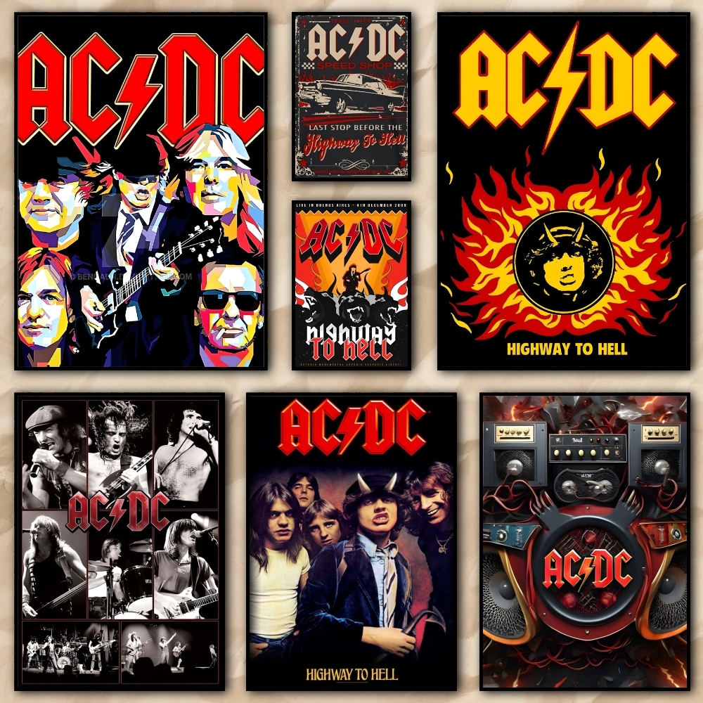 Photography Hobby - Rock Singer A-AC D-DC Band fashion