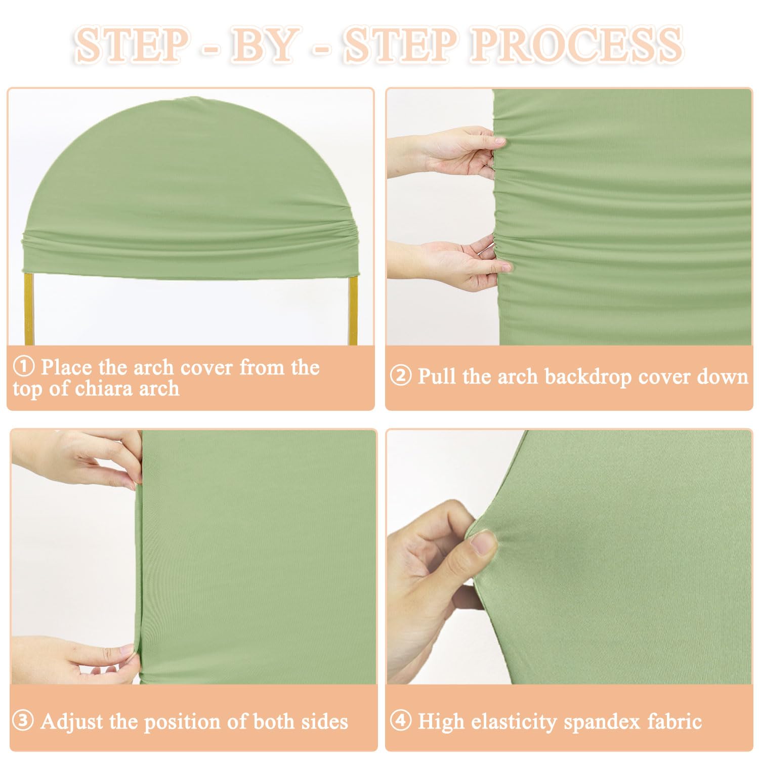Wedding Arch Cover Set of 3 Sp - Backdrop Stand Kit บทวิจารณ์และราคา