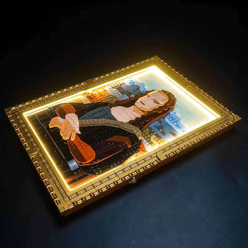 DIY Mona Lisa Building Blocks  - Photography Icon บทวิจารณ์และราคา