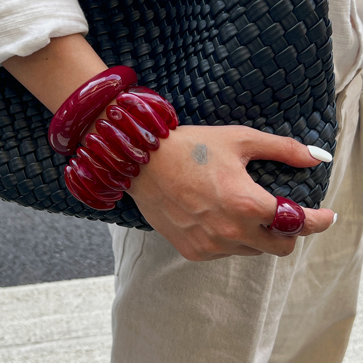 Irregular Resin Ring for Women - Photography Design บทวิจารณ์และราคา