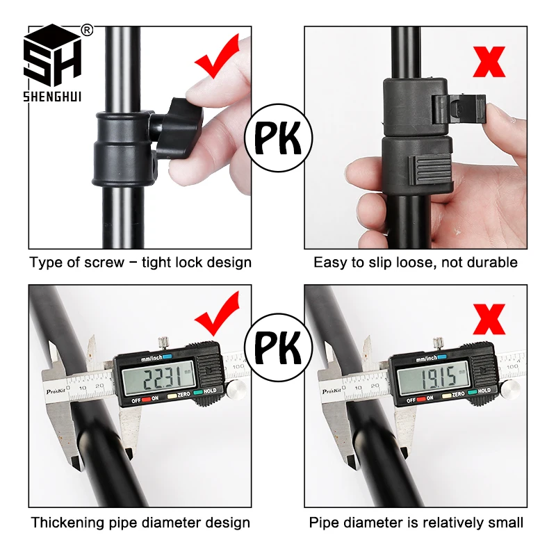 SH Photography1.5*2/2*2M T-Sha - Backdrop Stand Kit บทวิจารณ์และราคา
