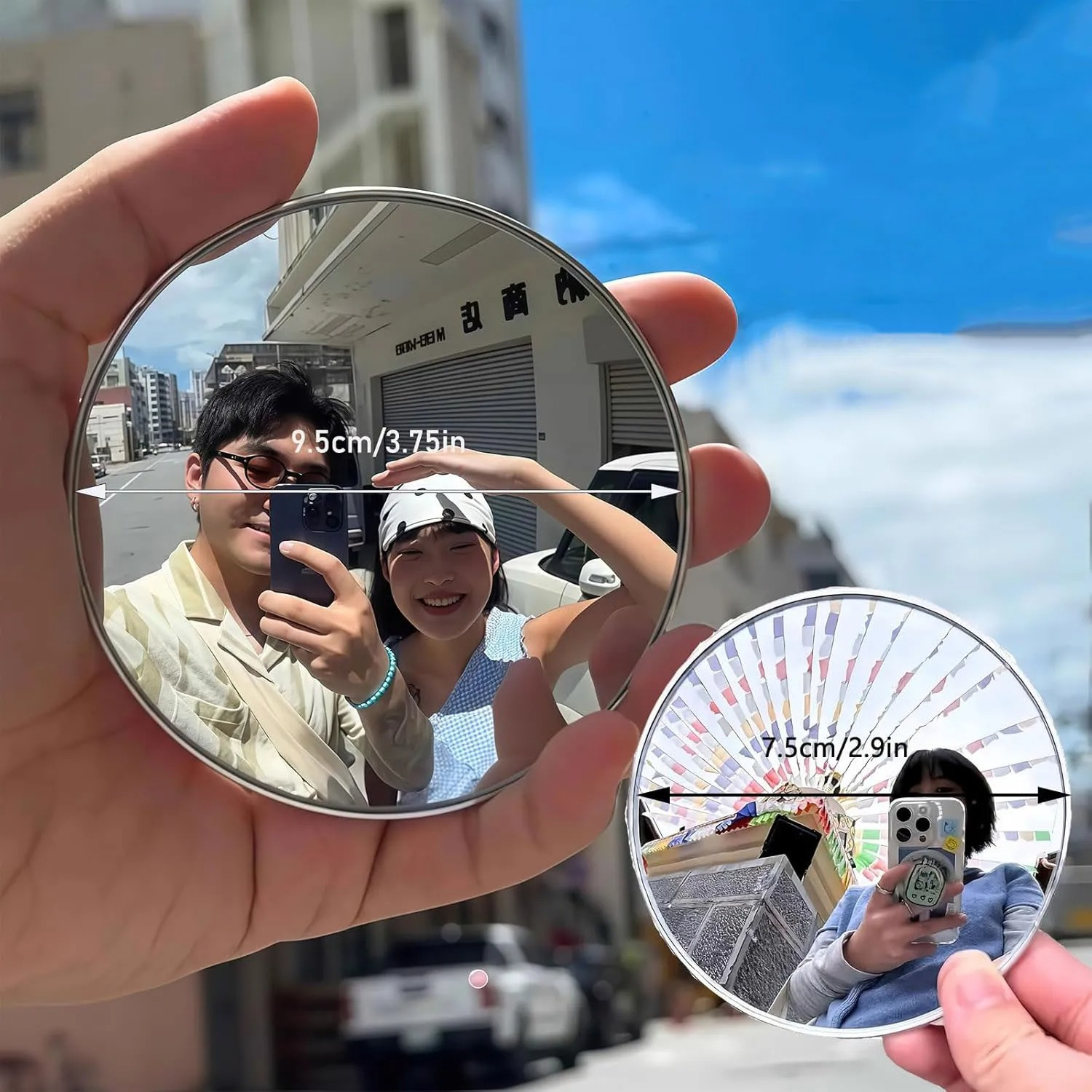 1/2pc Round Convex Mirror, Por - Photography Design บทวิจารณ์และราคา