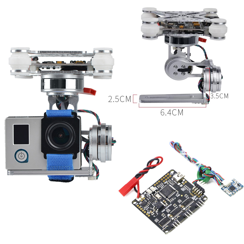 RCTOSKY 3-Axis Brushless Gimba - Photography Kit Xiaomi บทวิจารณ์และราคา
