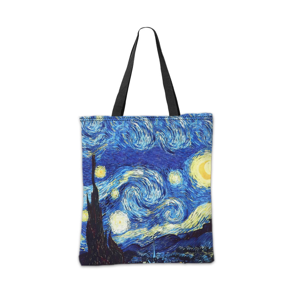 Van Gogh Series Tote Bag Cosme - Photography Hobby บทวิจารณ์และราคา