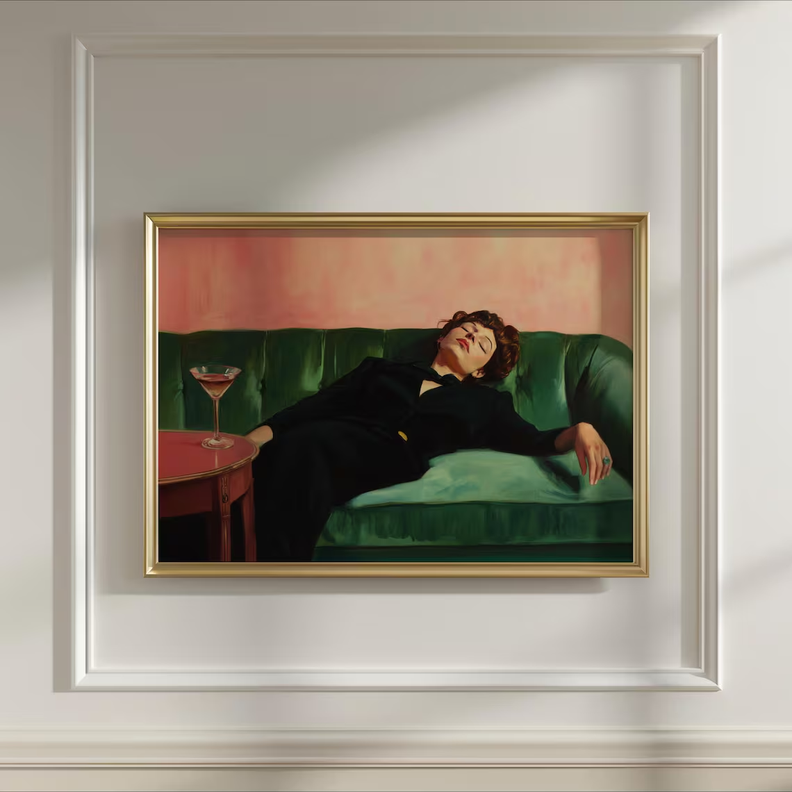 Woman on Couch with Martini |  - Photography Hobby บทวิจารณ์และราคา