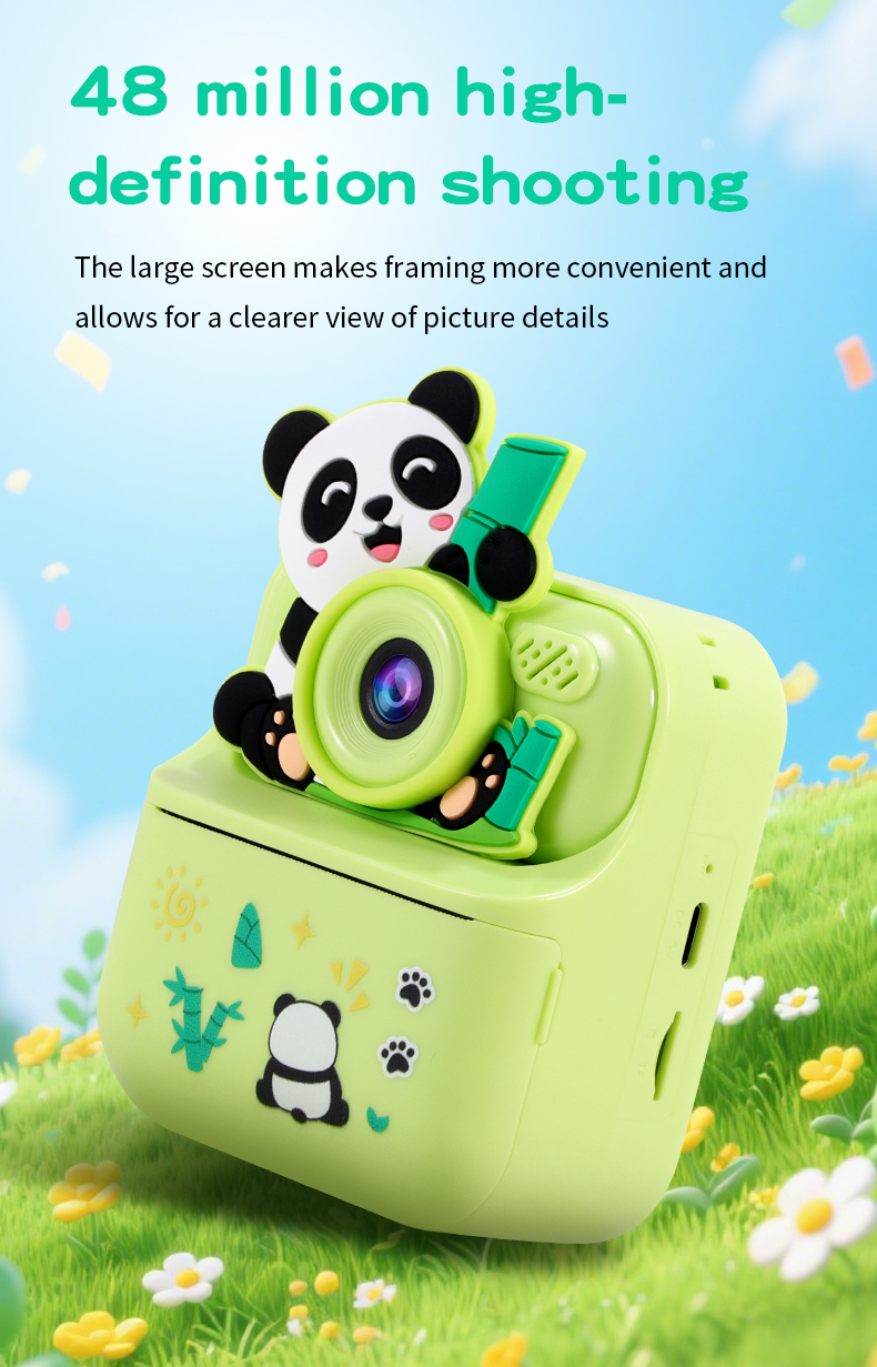 Children's Panda Print Camera  - Photography And Videography บทวิจารณ์และราคา