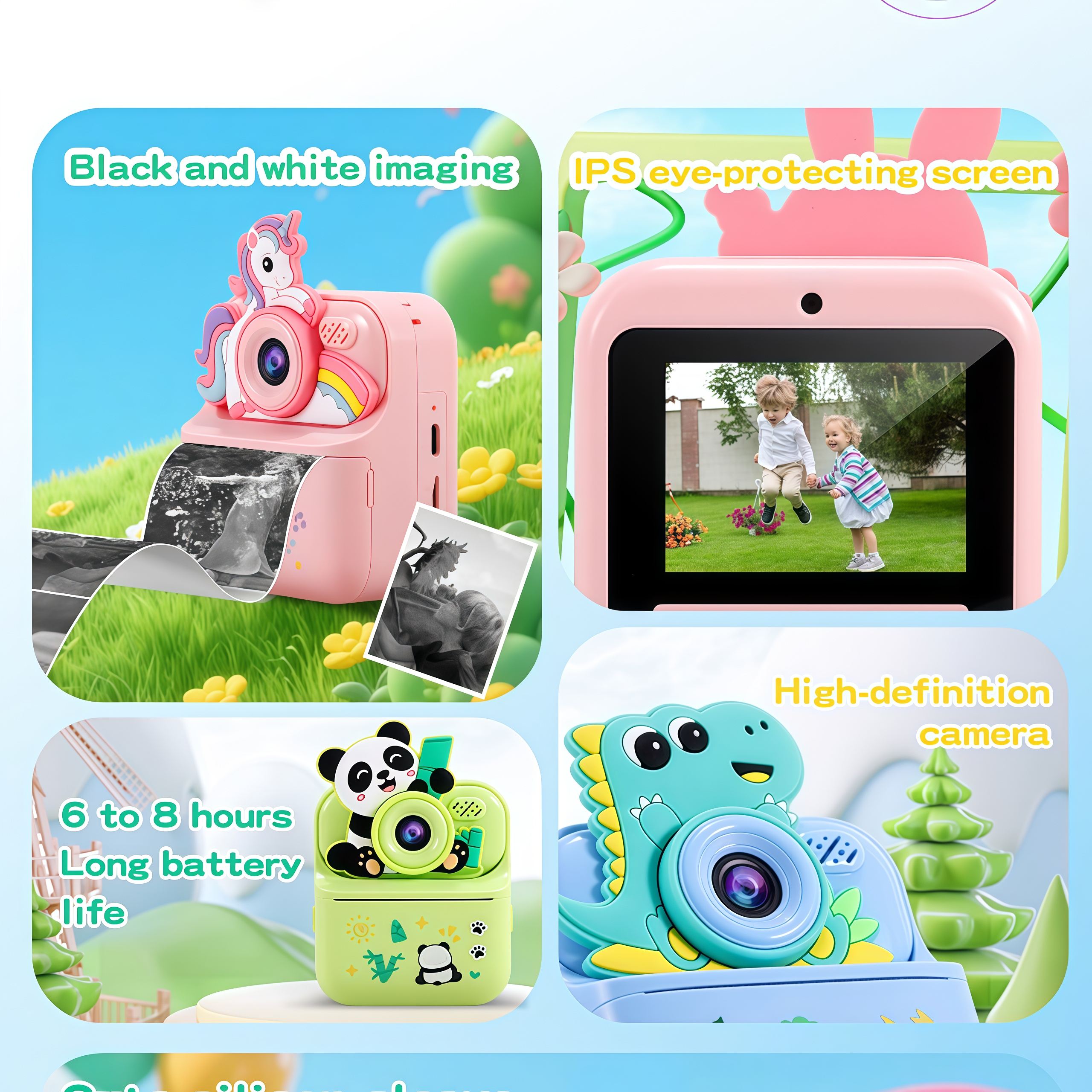 Children's Panda Print Camera  - Photography And Videography บทวิจารณ์และราคา