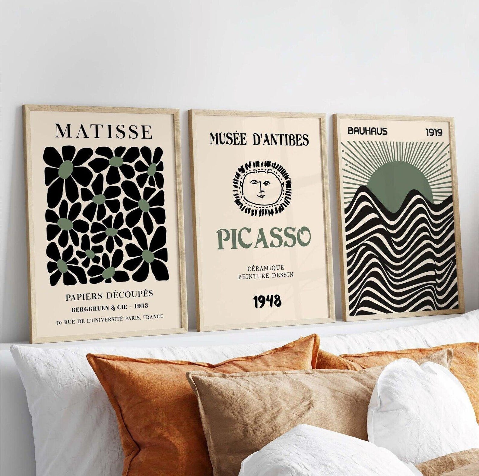 3pcs/set Retro Matisse Canvas  - Photography Design บทวิจารณ์และราคา