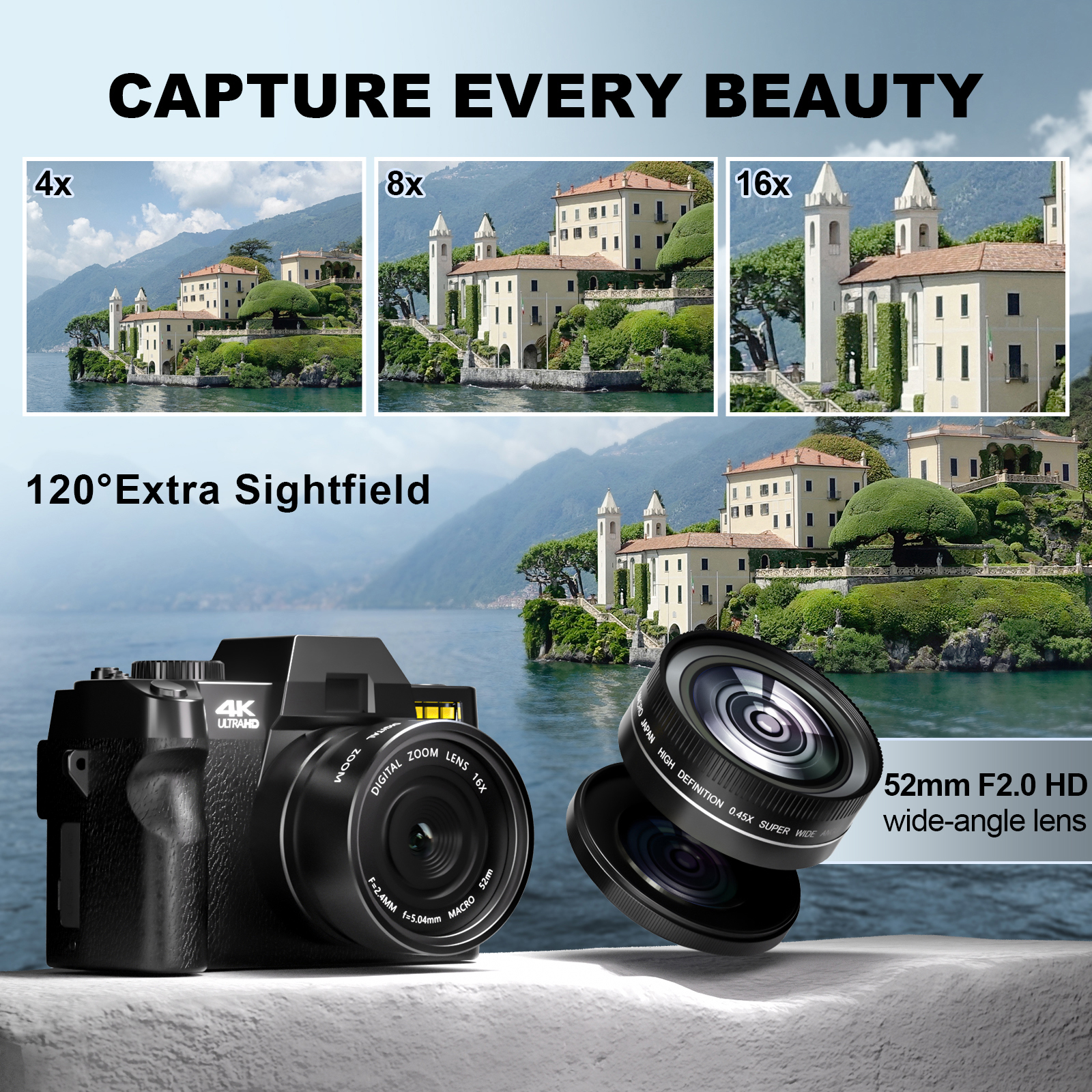NBD 48MP Digital Cameras for P - Photography Nature Images บทวิจารณ์และราคา