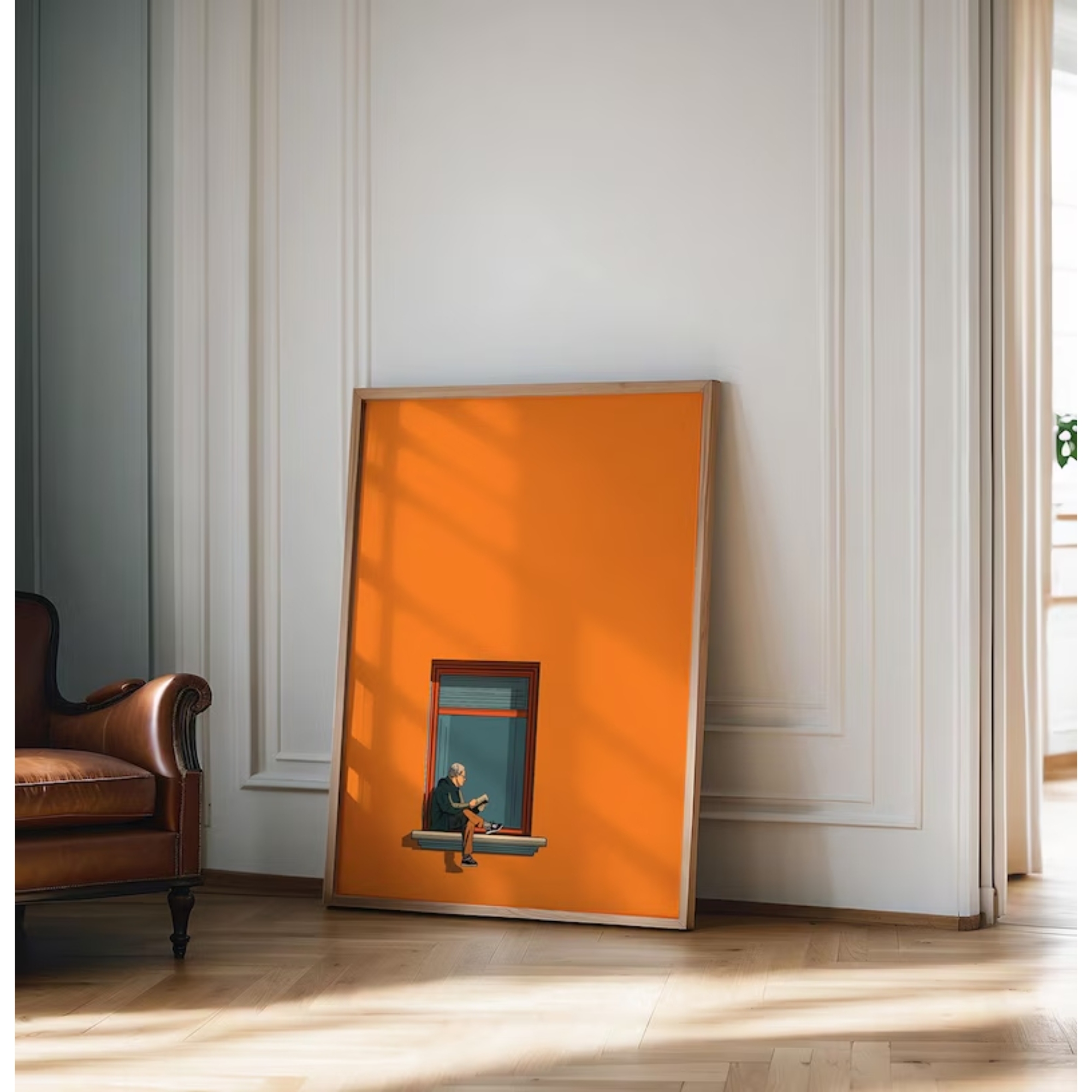 Orange Minimalist Dopamine War - Photography Hobby บทวิจารณ์และราคา