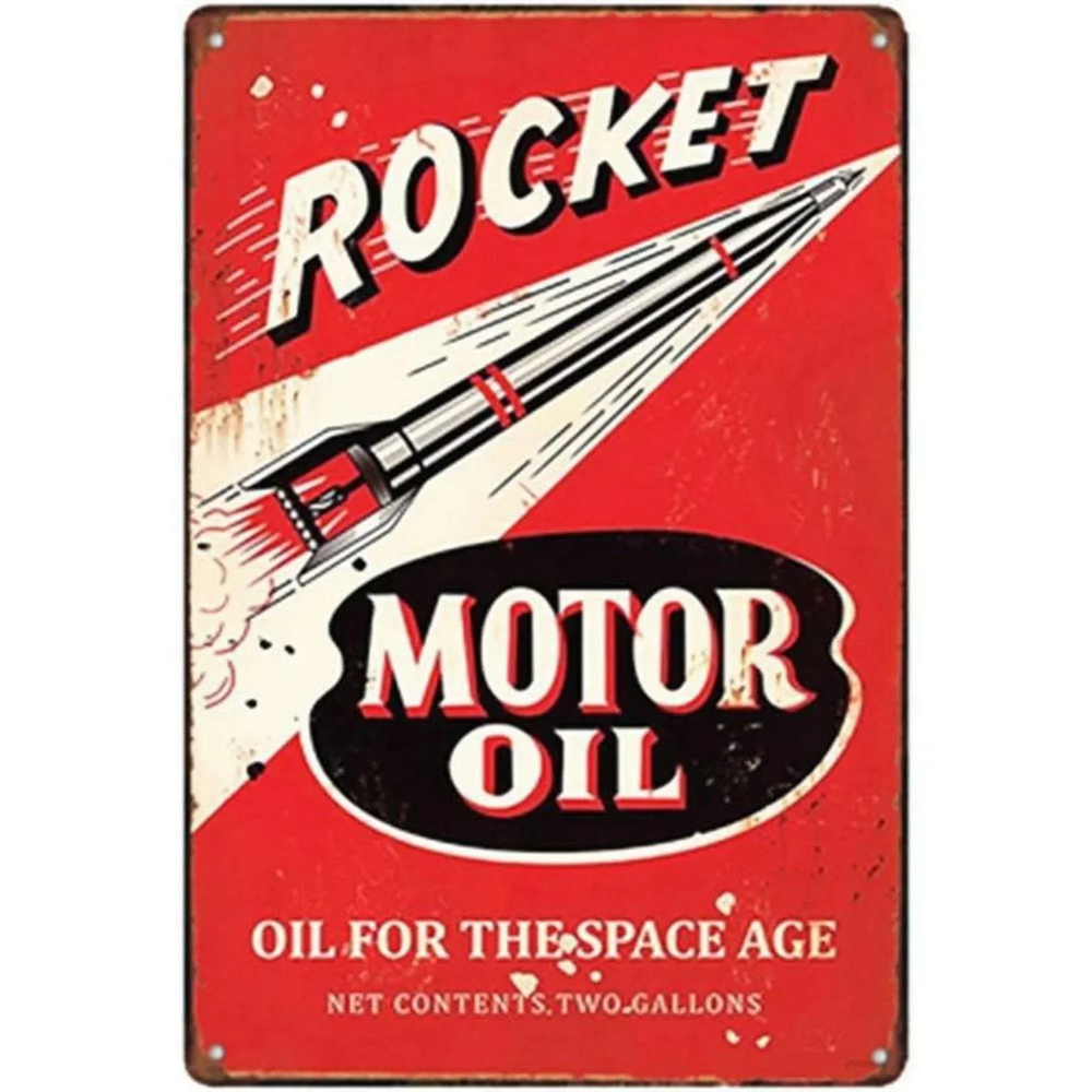 Vintage-Style Motor Oil Gas Si - Photography Hobby บทวิจารณ์และราคา