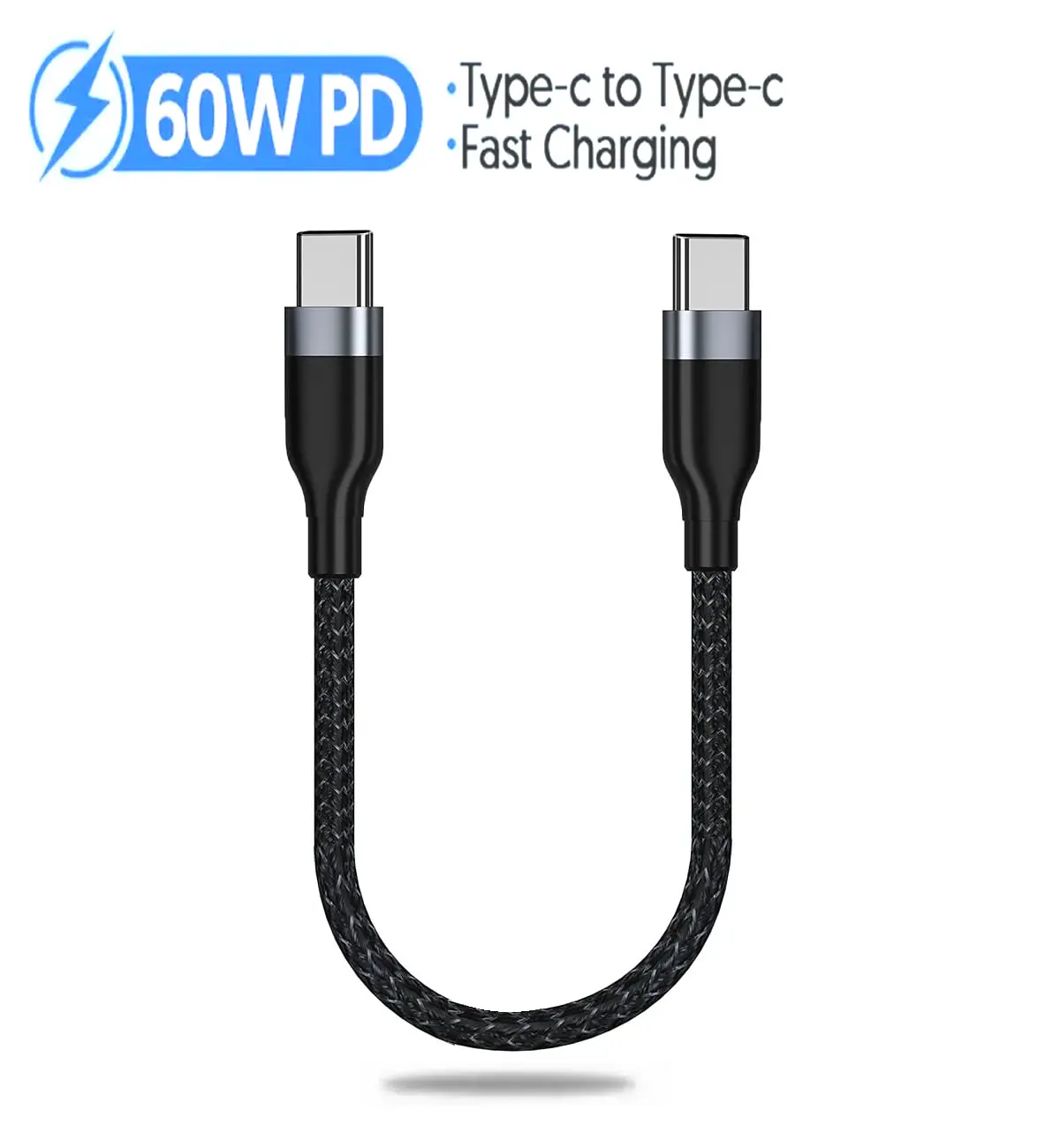 65W PD Short USB C Cable Fast  - Photography Kit Xiaomi บทวิจารณ์และราคา