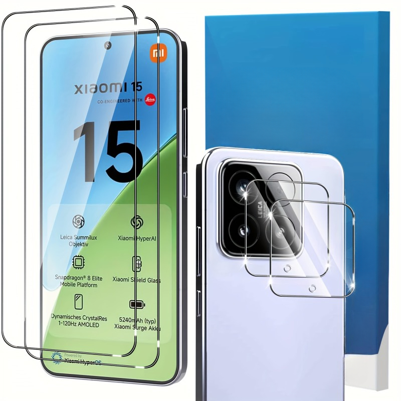 2+2Pcs Tempered Glass Screen P - Xiaomi Photography Kit 15 Ultra บทวิจารณ์และราคา