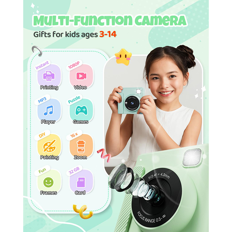 1080P Portable Digital Instant - Photography Nature Images บทวิจารณ์และราคา