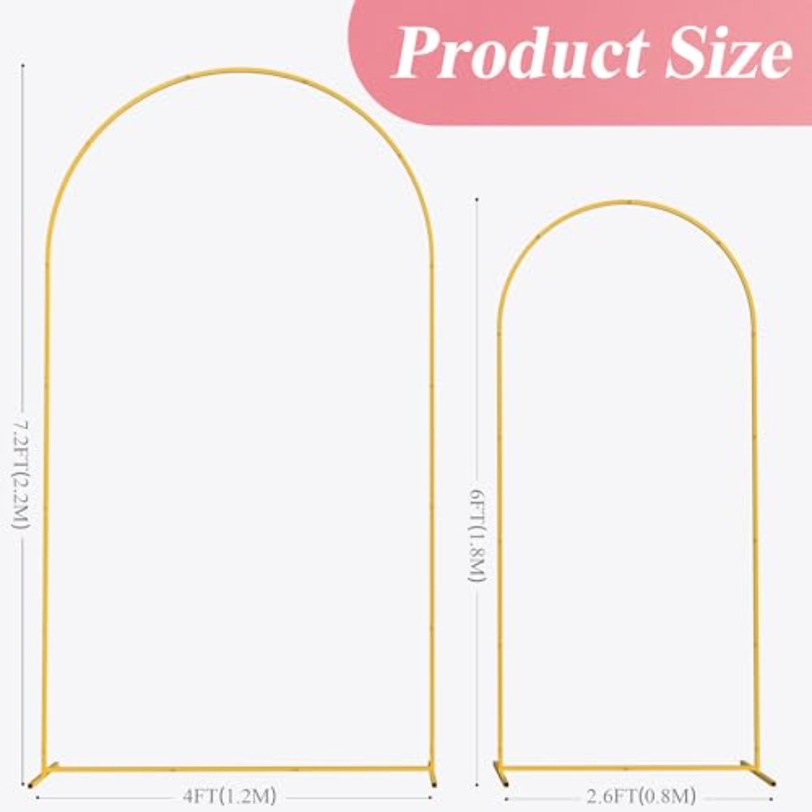Metal Arch Backdrop Stand Set  - Backdrop Stand Kit บทวิจารณ์และราคา