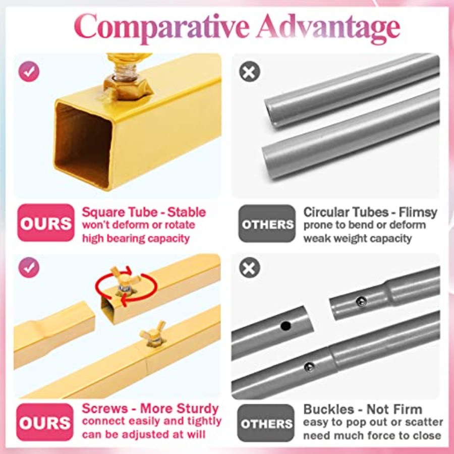 Metal Arch Backdrop Stand Set  - Backdrop Stand Kit บทวิจารณ์และราคา