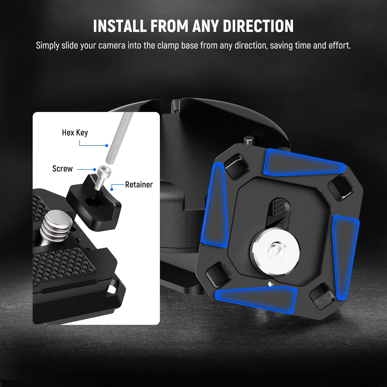 Neewer GM47 Quick Release Plat - Peak Design Clip บทวิจารณ์และราคา