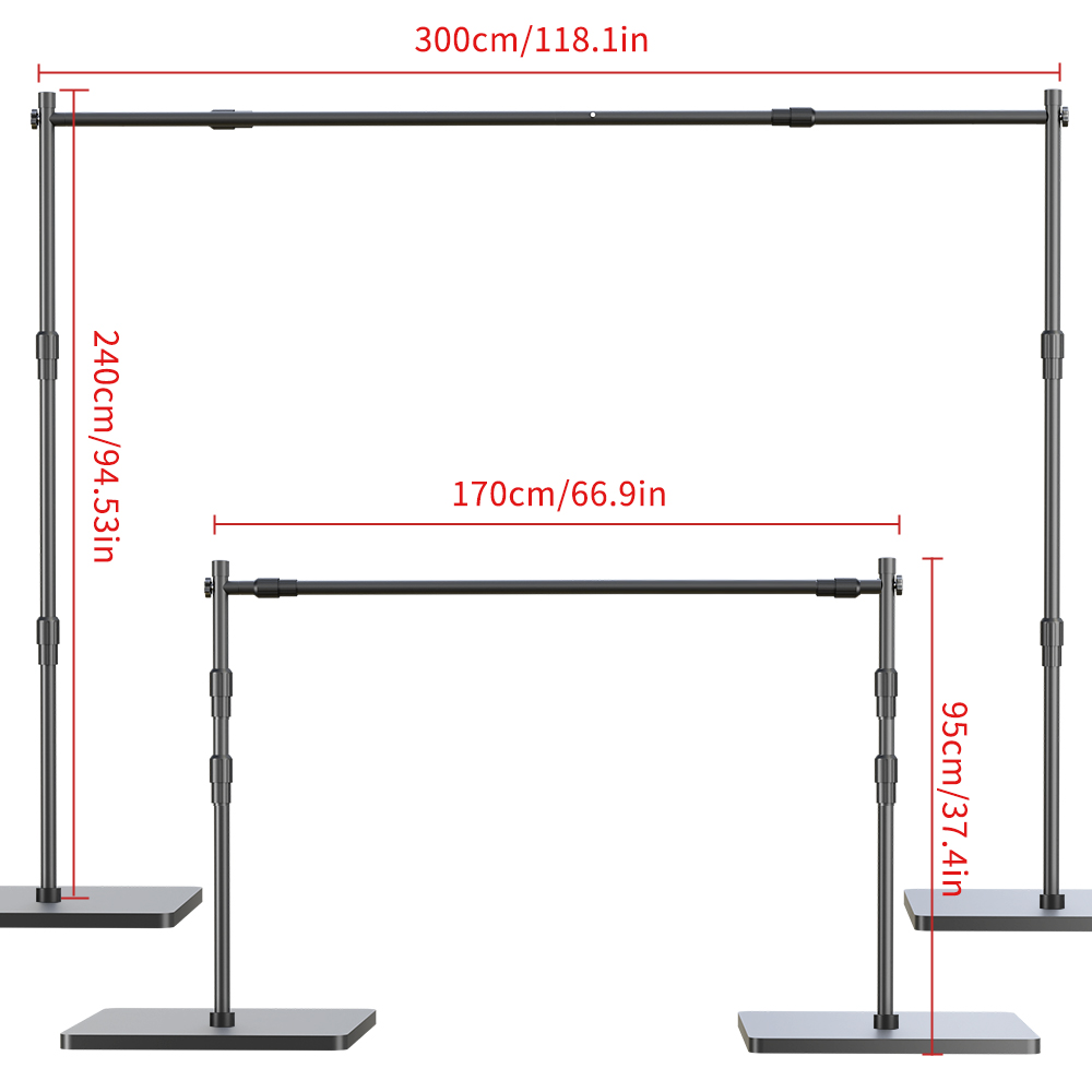 2.4X3M Heavy Duty Background B - Backdrop Stand Kit บทวิจารณ์และราคา