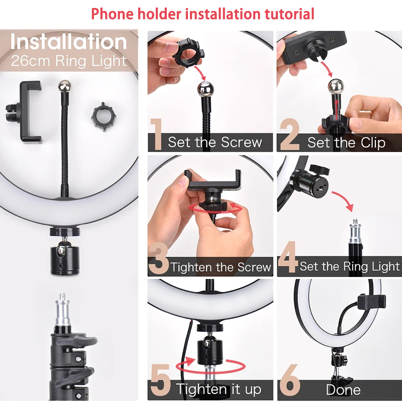 Video Light 16/26/33cm Selfie  - Photography Kit Pro บทวิจารณ์และราคา