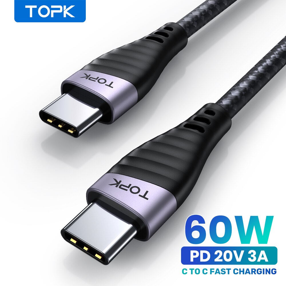 TOPK 60W USB C To Type C Cable - Photography Kit Xiaomi บทวิจารณ์และราคา