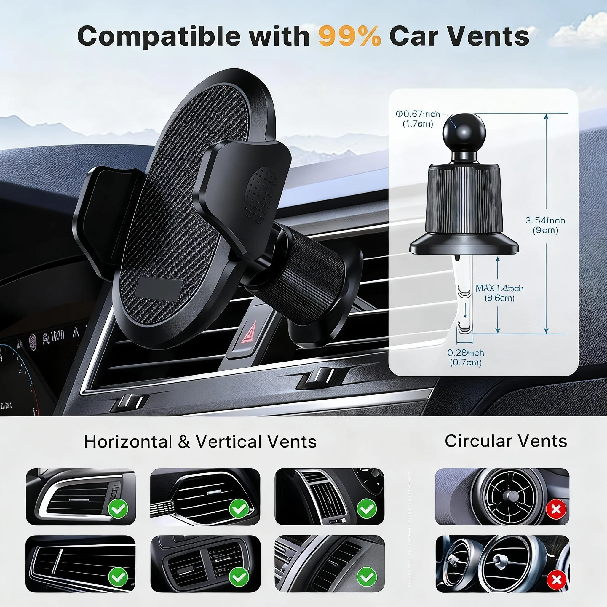 Car Phone Mount (with Metal Ho - Peak Design Clip บทวิจารณ์และราคา