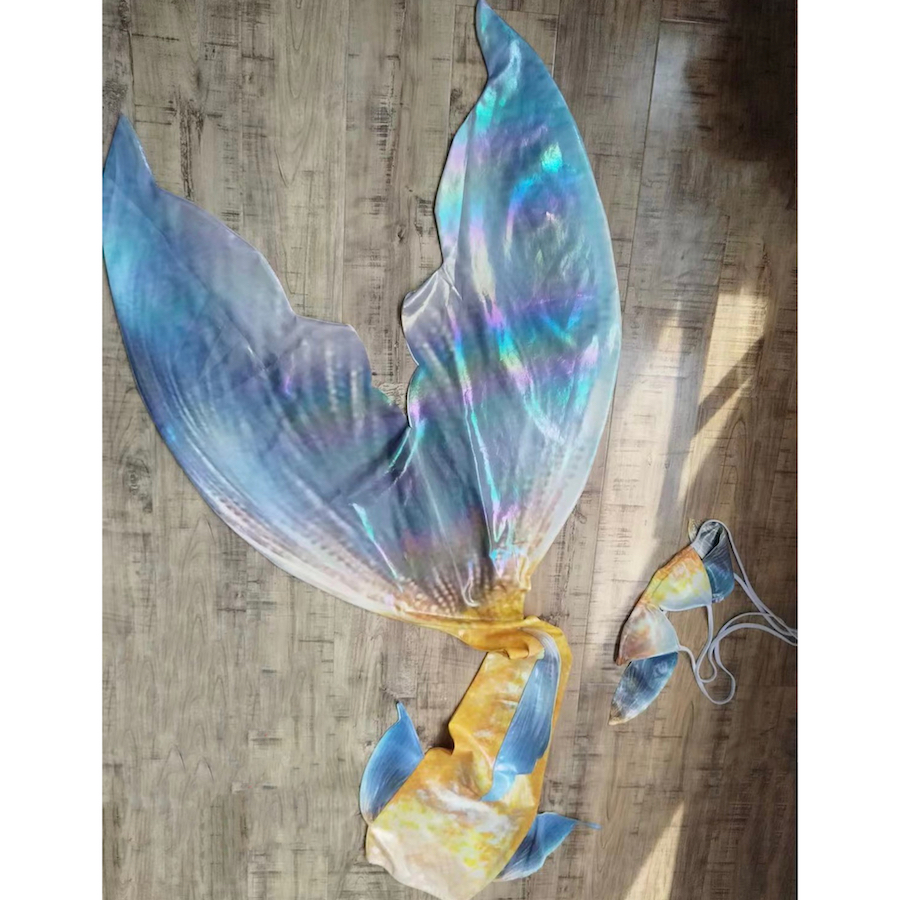 Premium Gold Foil Mermaid Tail - Photography Design บทวิจารณ์และราคา