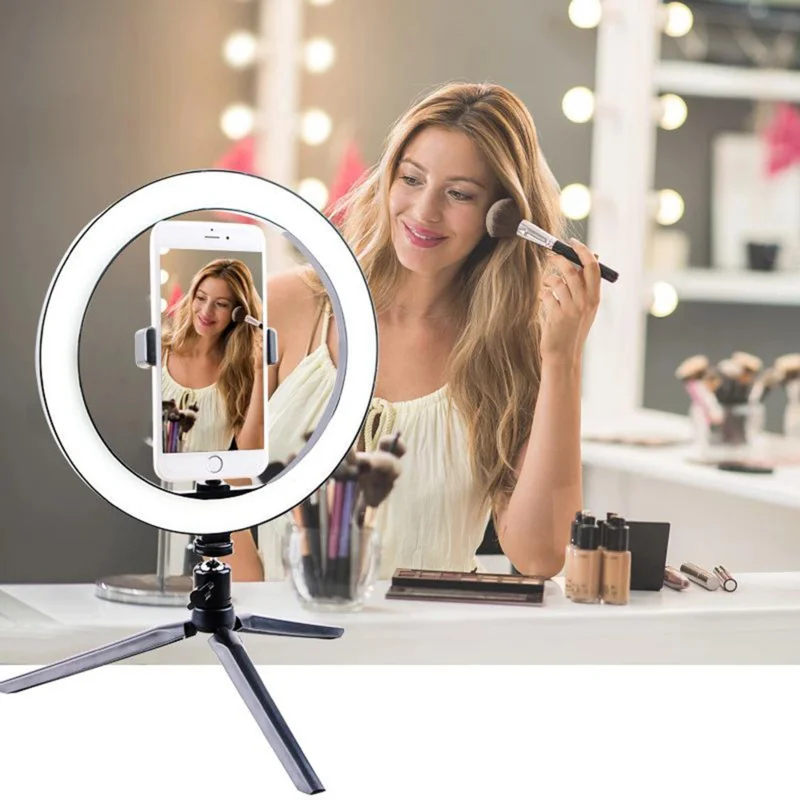 Dimmable26cm LED Ring Light Ki - Photography Kit Pro บทวิจารณ์และราคา