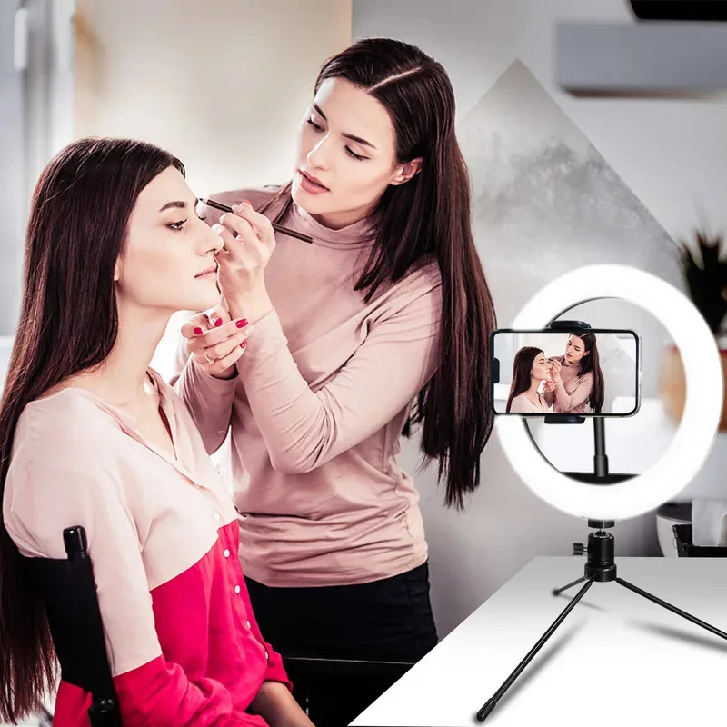 Dimmable26cm LED Ring Light Ki - Photography Kit Pro บทวิจารณ์และราคา