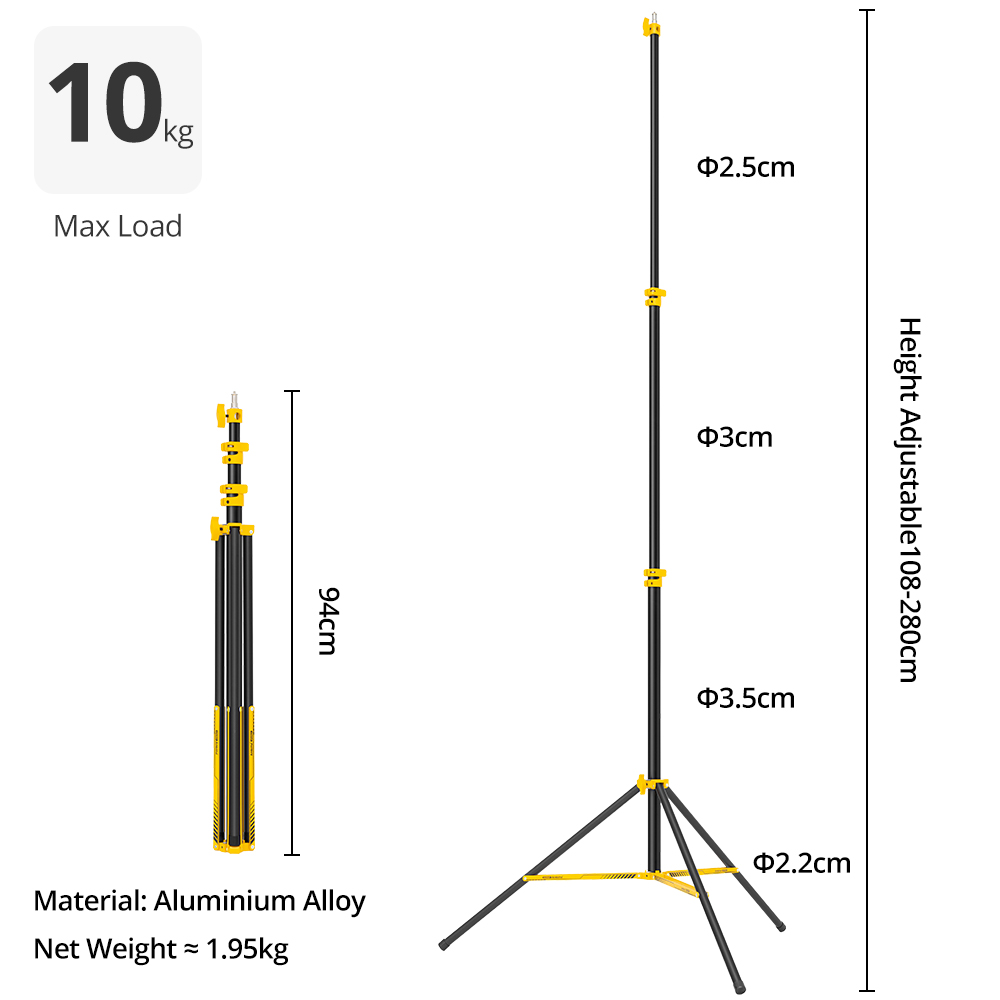 AMBITFUL GM280Y 280cm Professi - Photography Kit Pro บทวิจารณ์และราคา