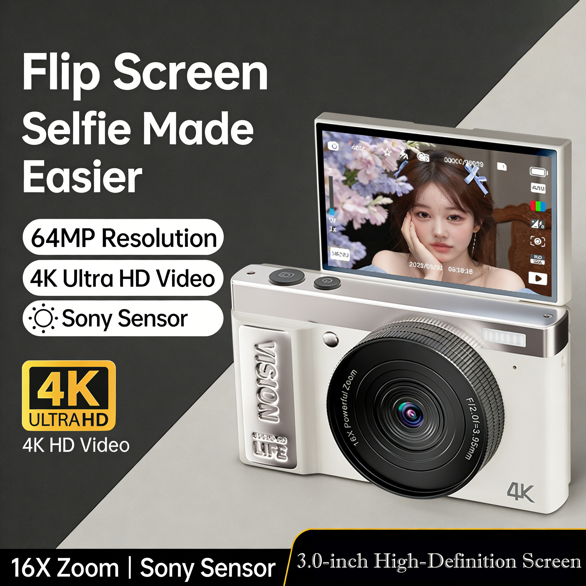 3.0-inch HD 180° Flip Screen V - Photography Nature Images บทวิจารณ์และราคา