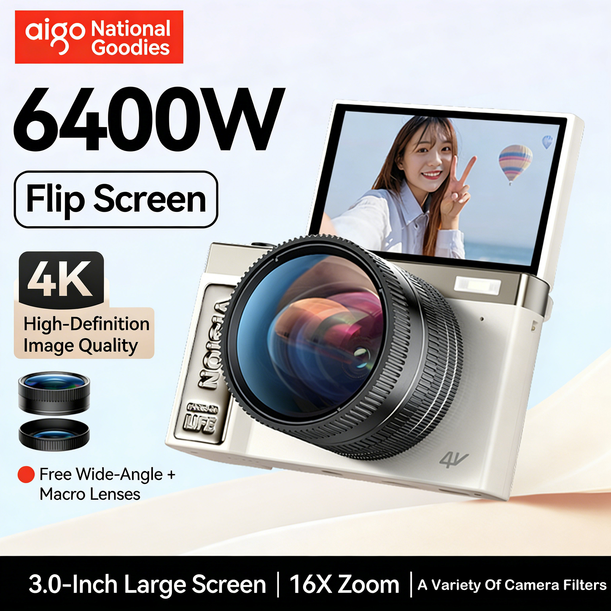 3.0-inch HD 180° Flip Screen V - Photography Nature Images บทวิจารณ์และราคา