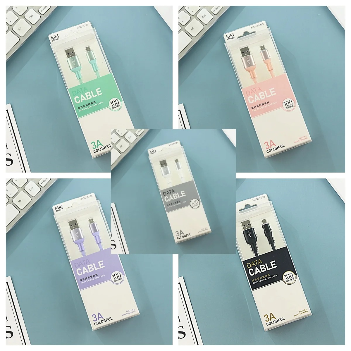3A USB Cable Fast Charging USB - Photography Kit Xiaomi บทวิจารณ์และราคา
