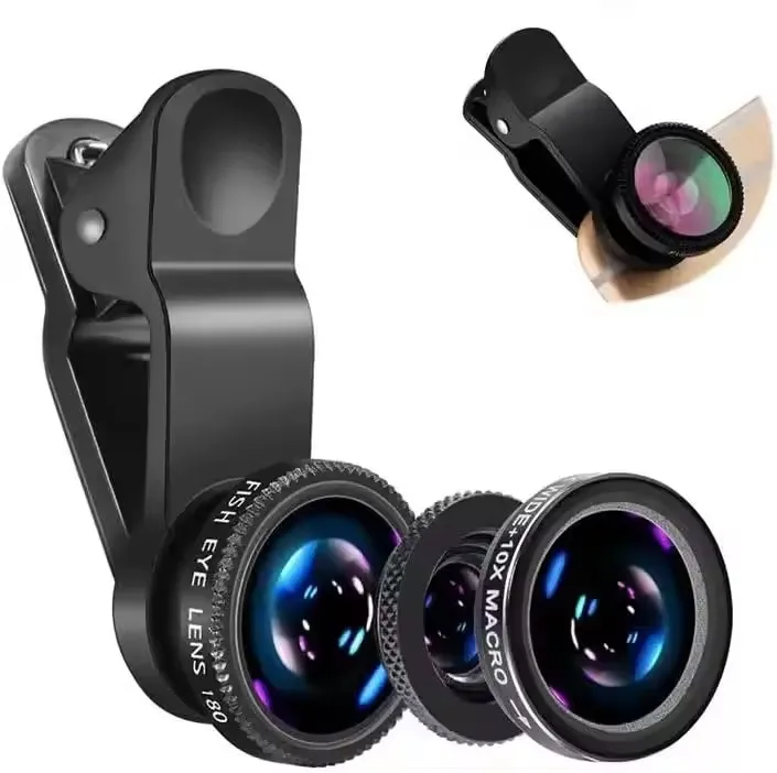 3in1 Clip-On Camera Lens for S - Photography Kit Xiaomi บทวิจารณ์และราคา
