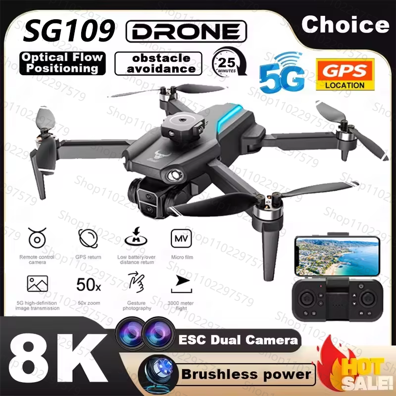 New SG109 Drone 8K Professiona - Photography High Key บทวิจารณ์และราคา