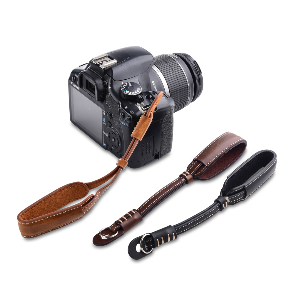 Camera Leather Hand Grip Metal - Photography Icon บทวิจารณ์และราคา