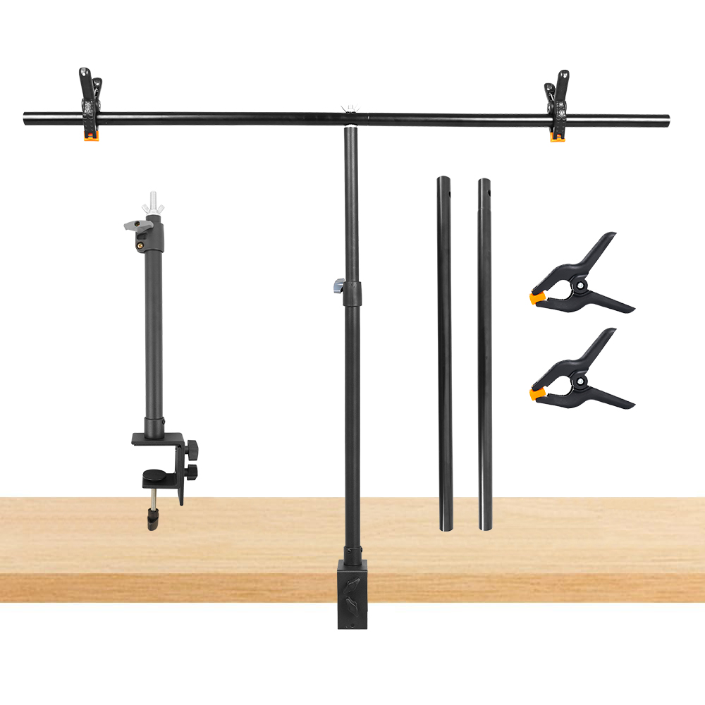 Adjustable Small Desk T-shaped - Backdrop Stand Kit บทวิจารณ์และราคา