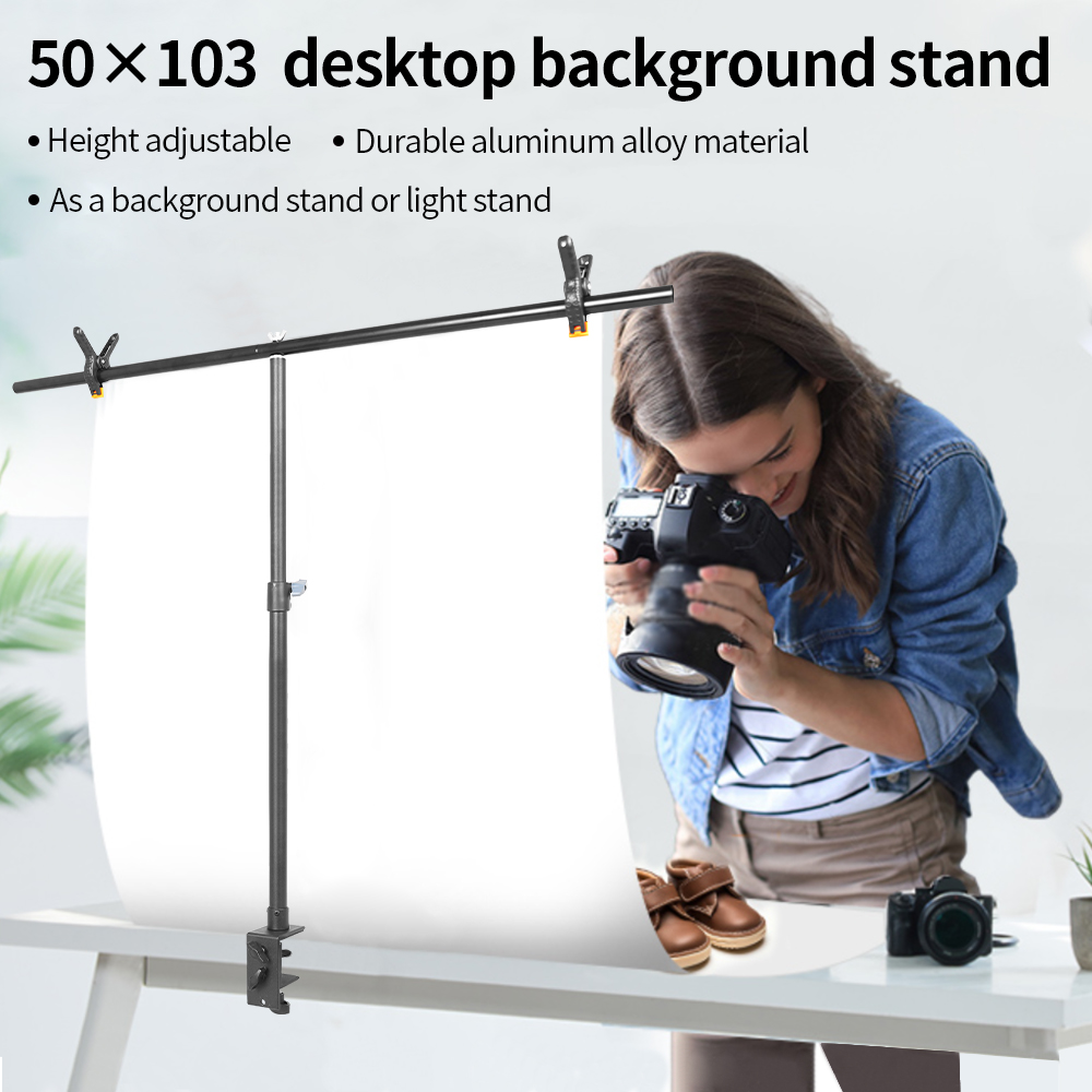 Adjustable Small Desk T-shaped - Backdrop Stand Kit บทวิจารณ์และราคา