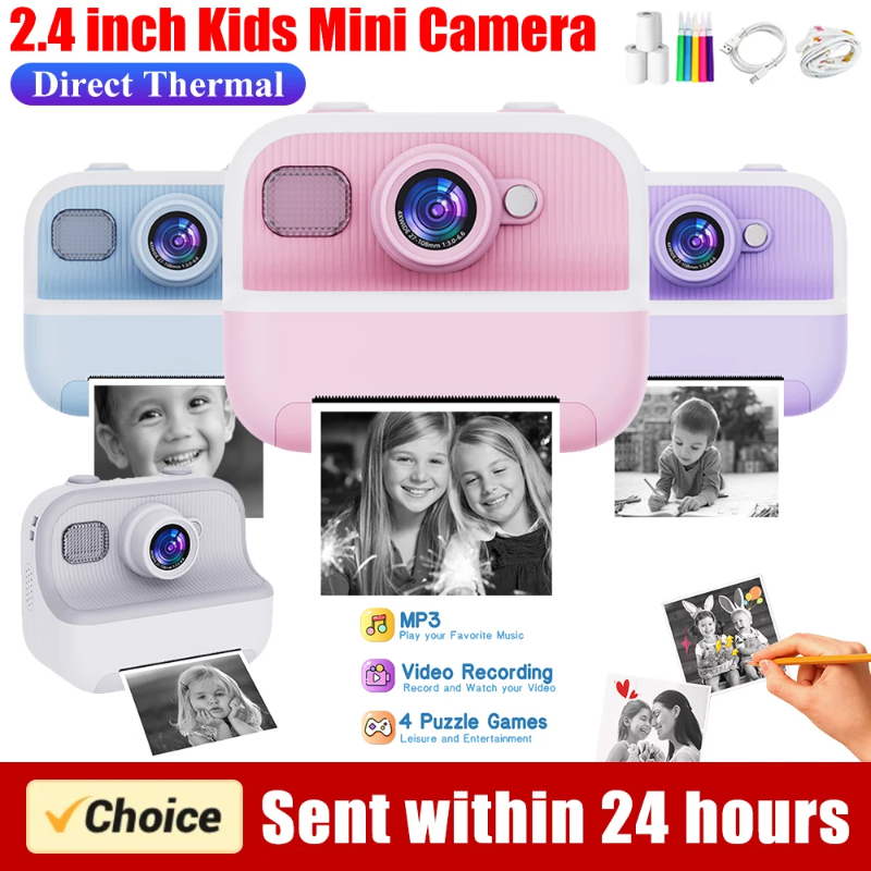 Kids Mini Instant Print Camera - Photography And Videography บทวิจารณ์และราคา