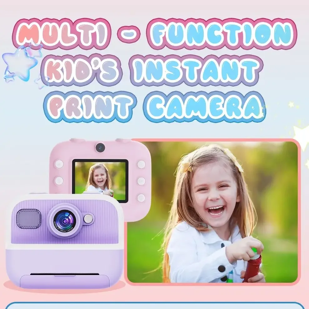 Kids Mini Instant Print Camera - Photography And Videography บทวิจารณ์และราคา