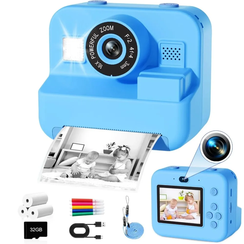 Kids Camera Instant Print 32G  - Photography Nature Images บทวิจารณ์และราคา