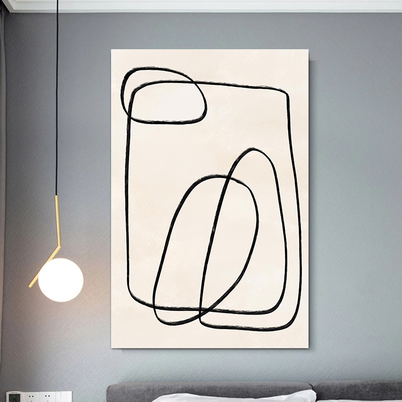 Minimalist Paint Strokes Abstr - Photography Design บทวิจารณ์และราคา