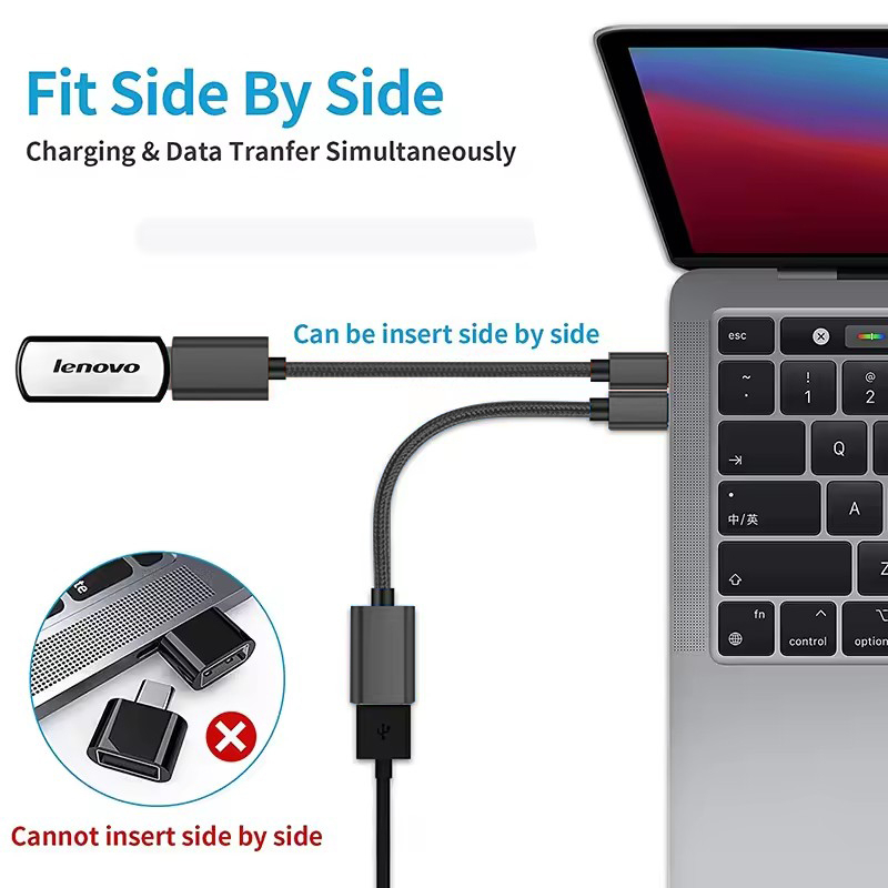 USB C to USB OTG Data Cable Ad - Photography Kit Xiaomi บทวิจารณ์และราคา