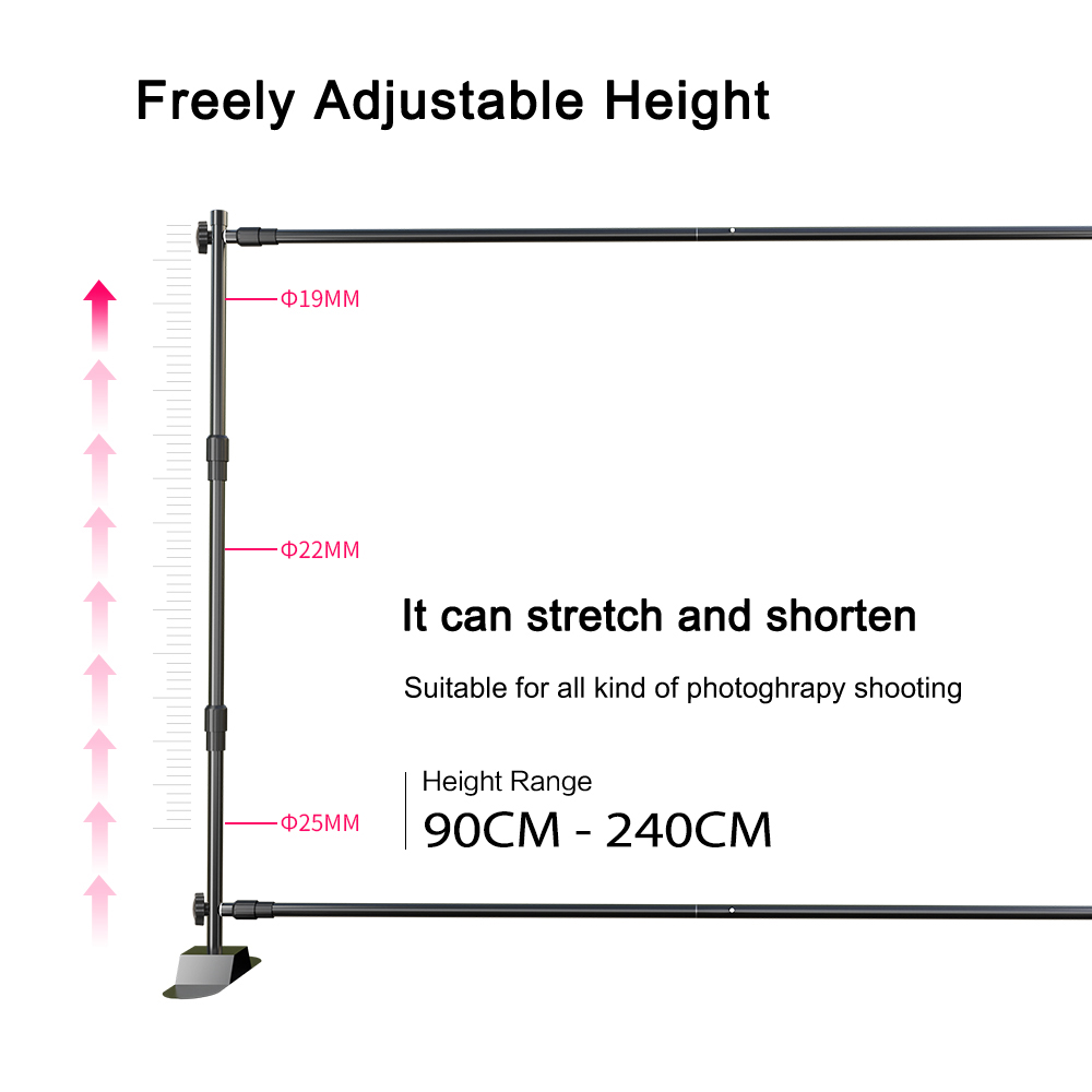 New ModelsDouble-Crossbar Back - Backdrop Stand Kit บทวิจารณ์และราคา